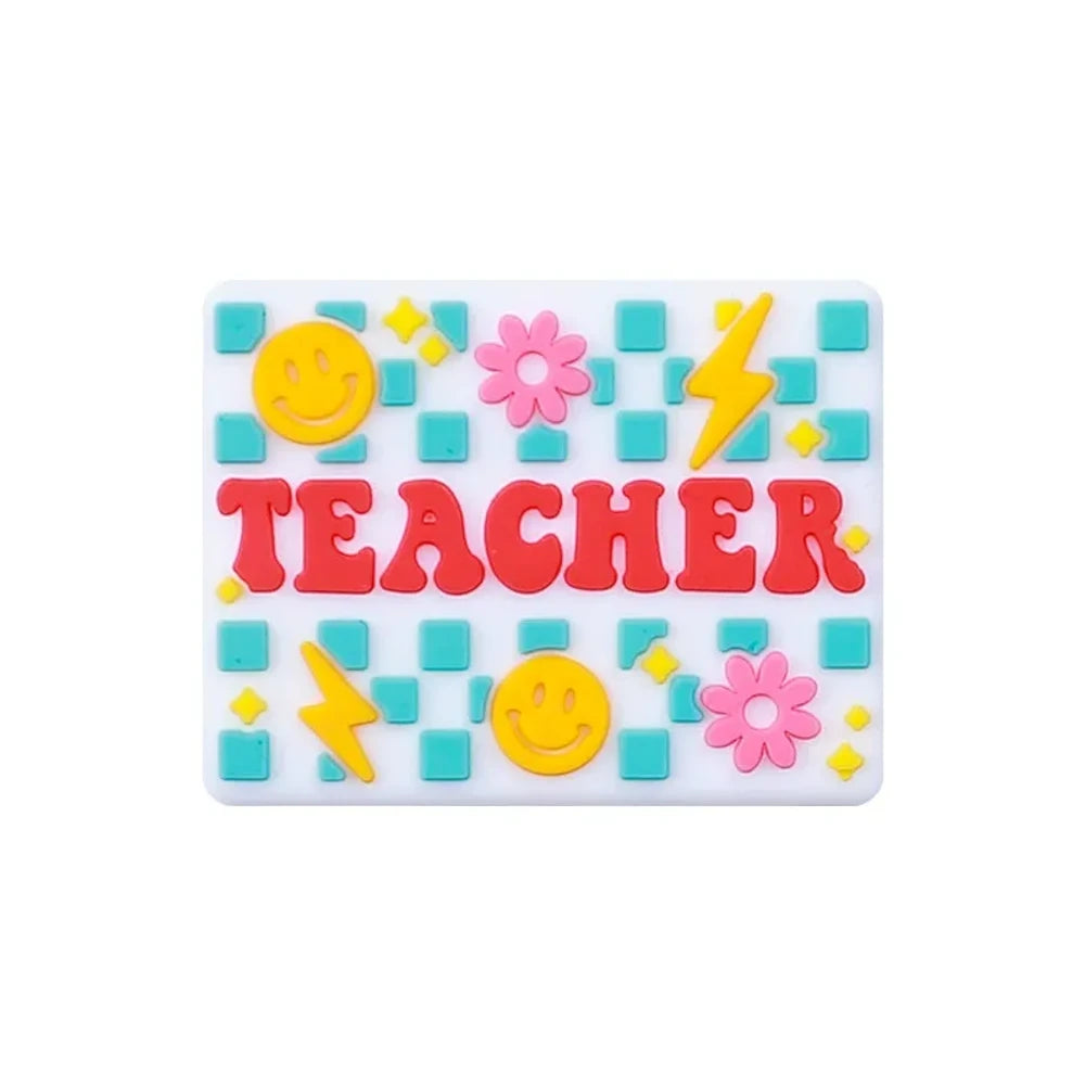 Flatback Stationery Silicone Focal Beads for DIY Pens Bracelet