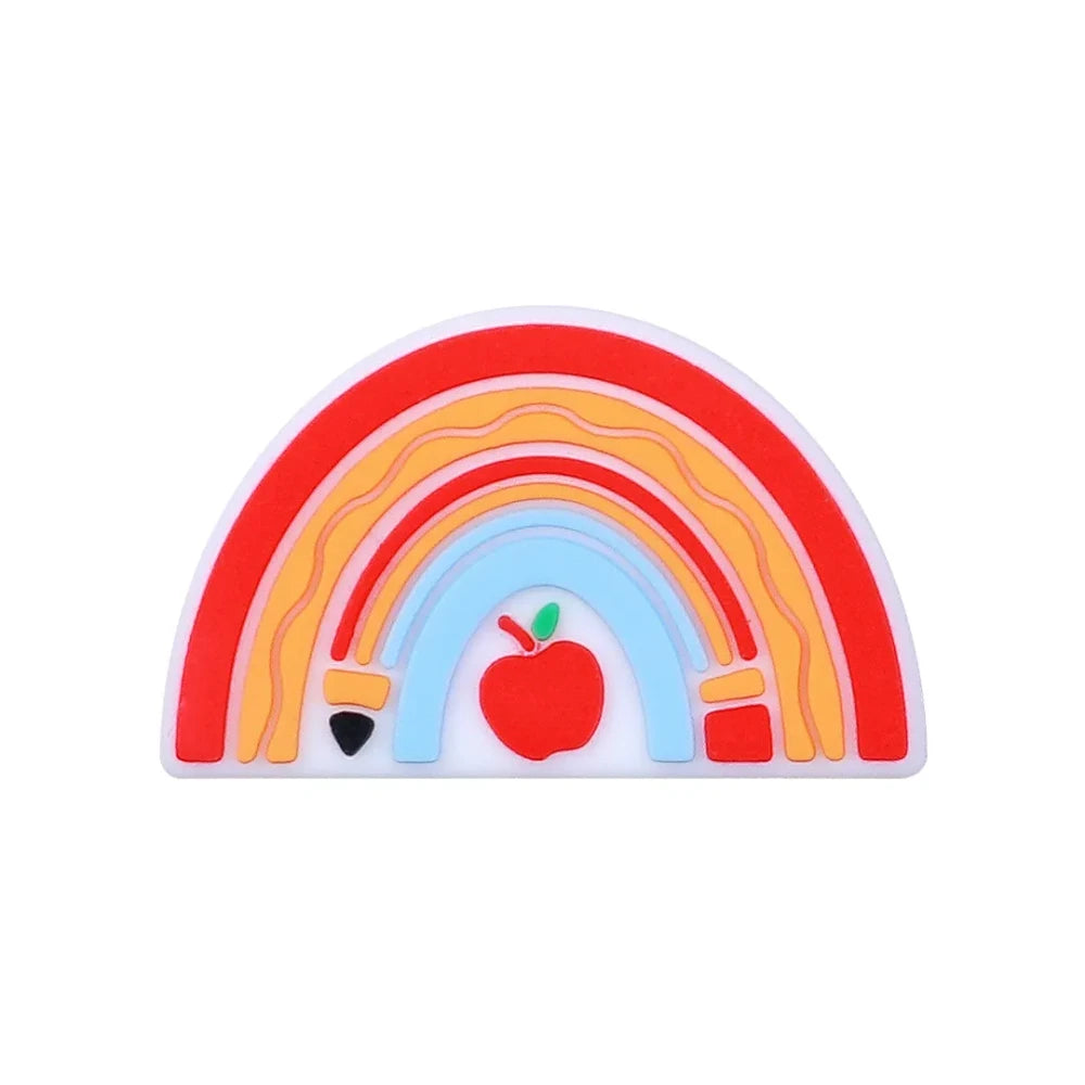 Flatback Stationery Silicone Focal Beads for DIY Pens Bracelet