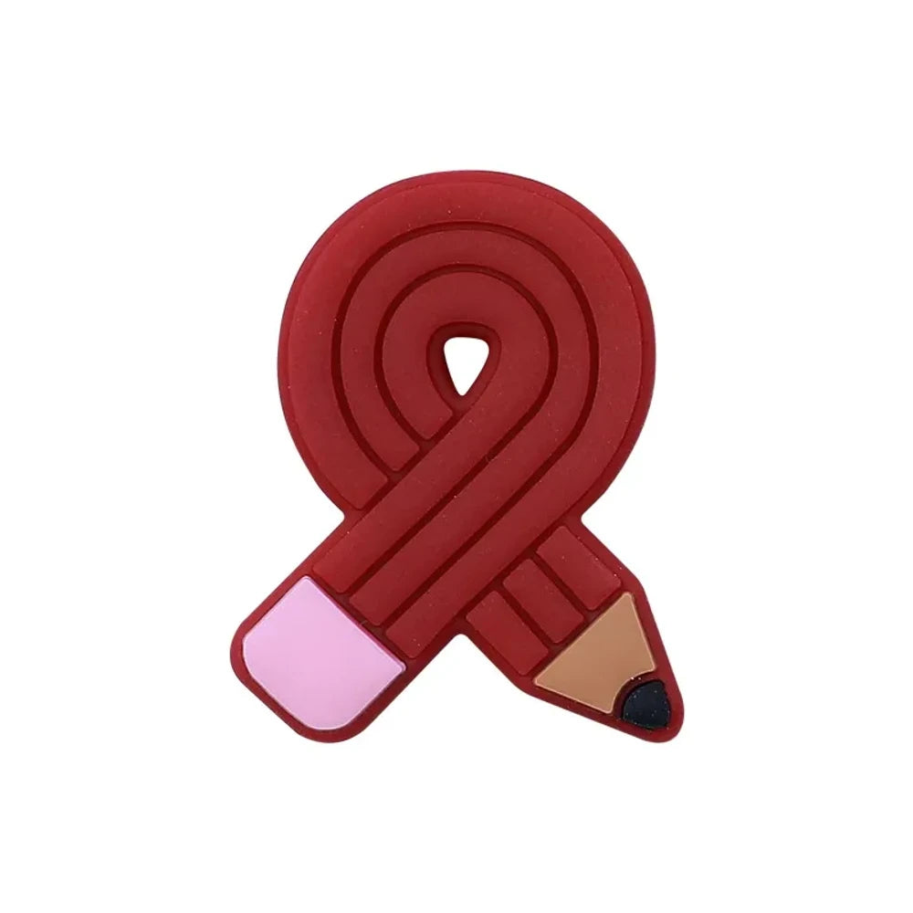 Flatback Stationery Silicone Focal Beads for DIY Pens Bracelet