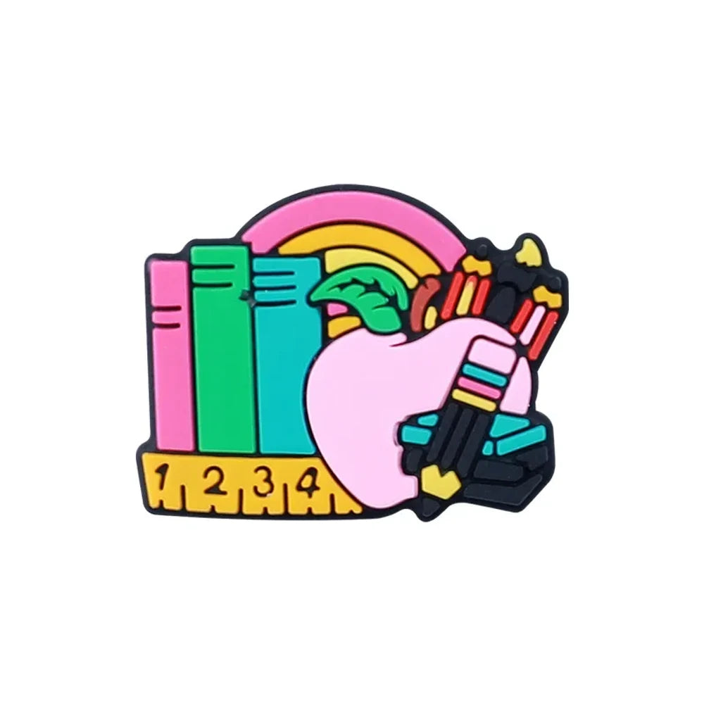 Flatback Stationery Silicone Focal Beads for DIY Pens Bracelet