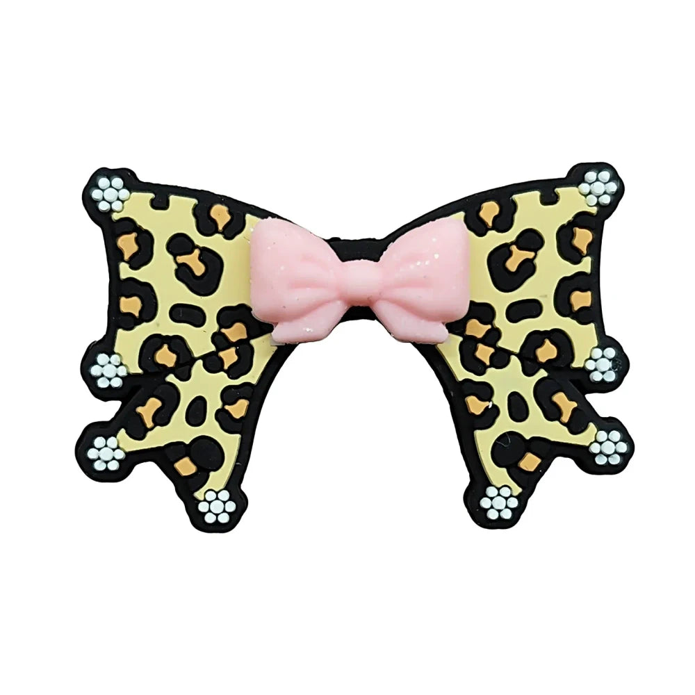 Flatback Valentine's Day Silicone Focal Beads for DIY Keychains Bracelet Pens