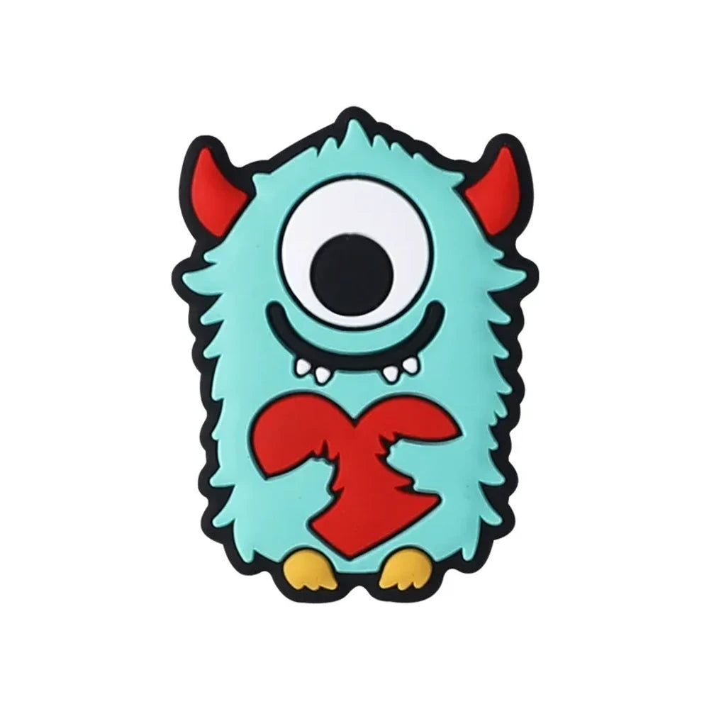 Flatback Valentine's Day Silicone Focal Beads for DIY Pens Keychains