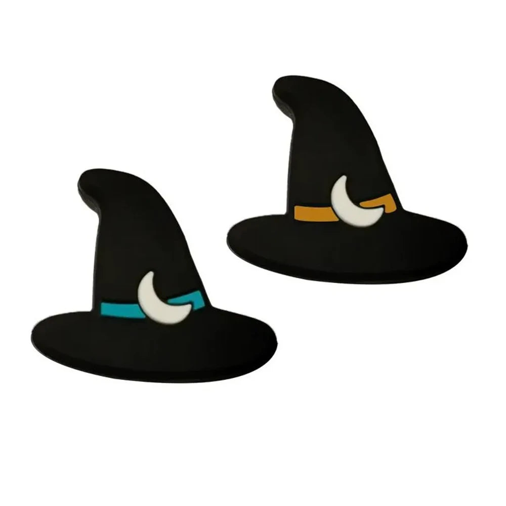 Flatback Witch's Hat Silicone Focal Beads for DIY Keychains Bracelet Pens