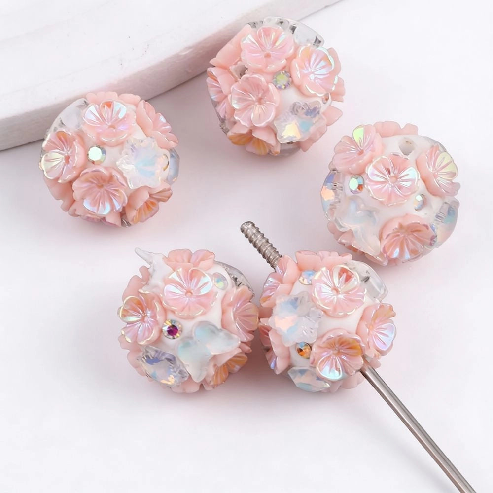 Flower Butterflies Diamond Rhinestone DIY Fancy Beads-Random Mixed