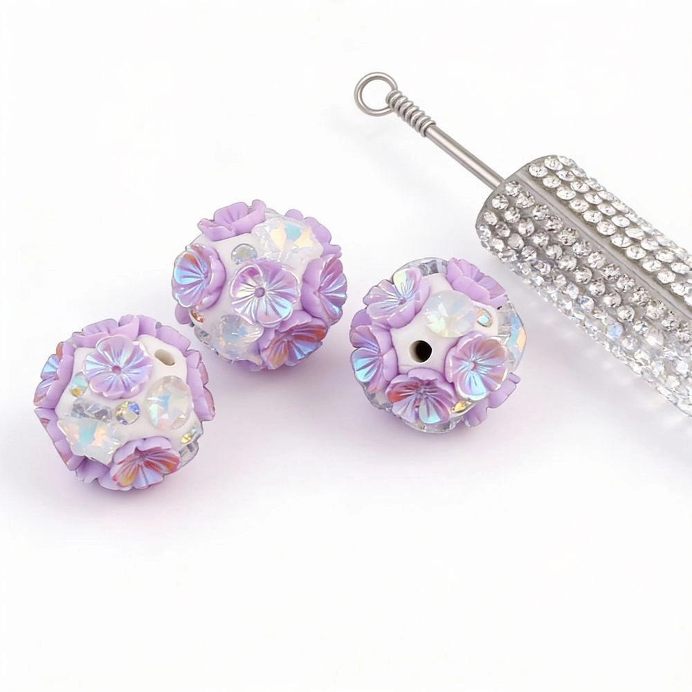 Flower Butterflies Diamond Rhinestone DIY Fancy Beads-Random Mixed