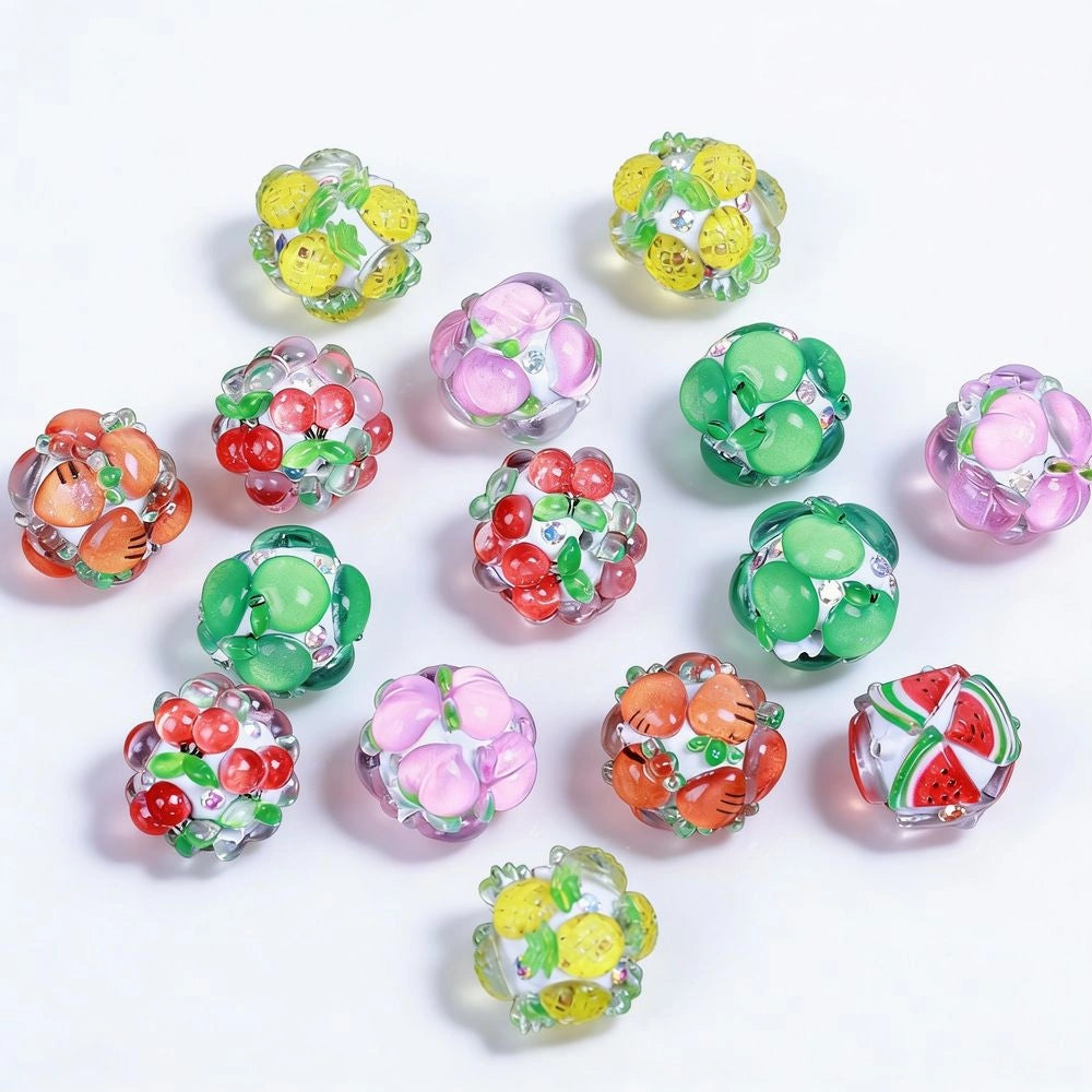 Fruit Rhinestone DIY Fancy Beads-Random Mix