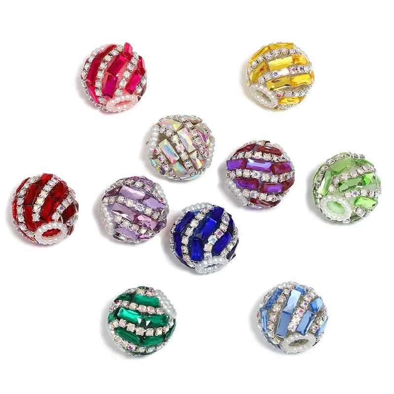 Glass Rhinestones Acrylic DIY Fancy Beads-Random Mixed