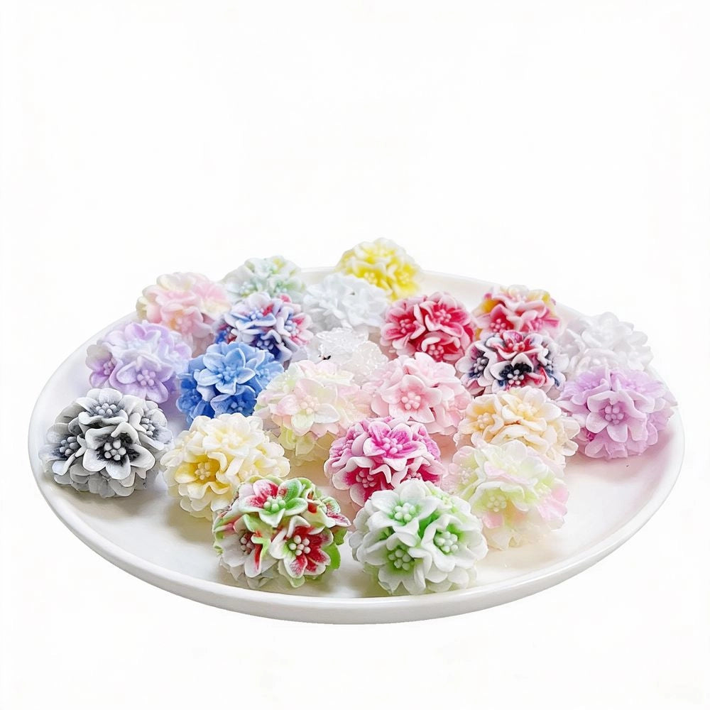 Gradient Flowers DIY Fancy Beads-Random Mixed