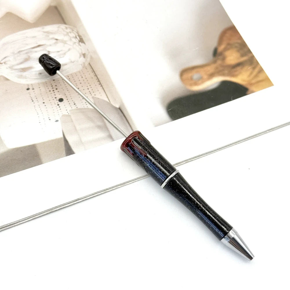 Halloween Christmas Bloodstain Beadable Plastic Ballpoint Pen for DIY