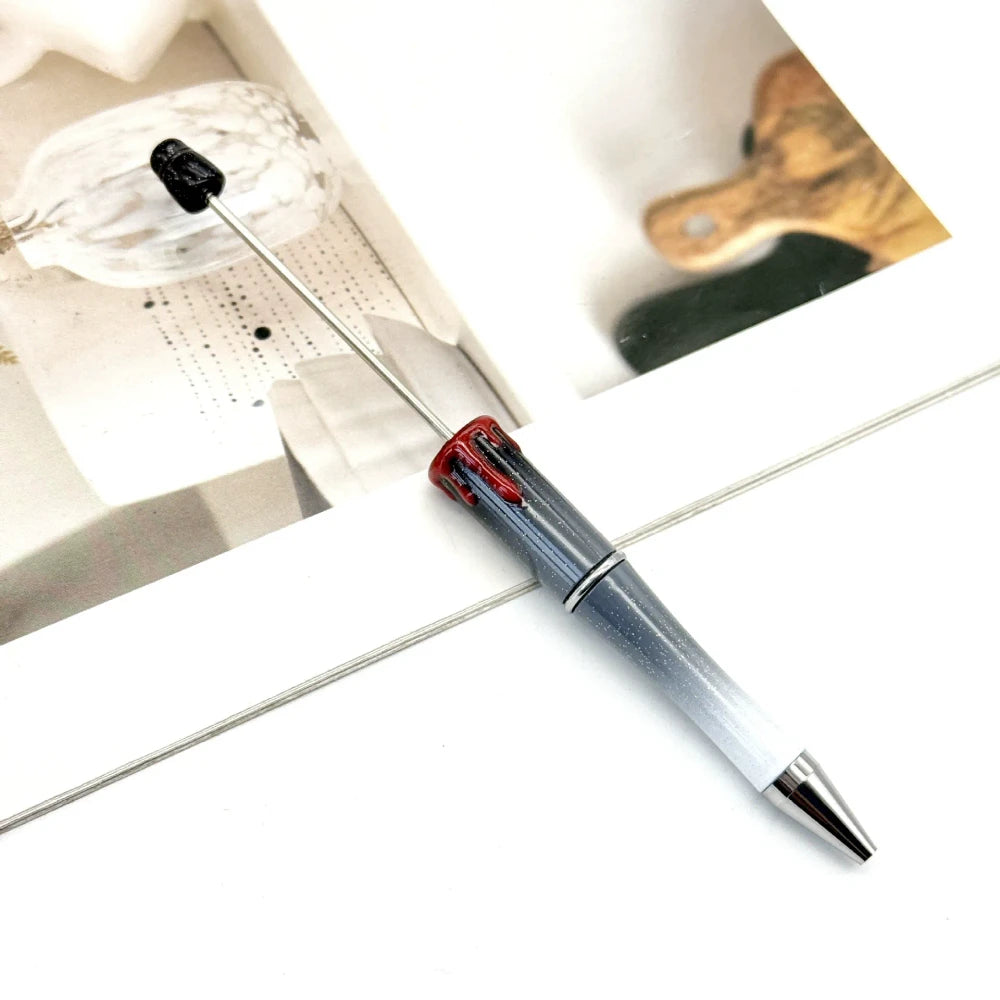 Halloween Christmas Bloodstain Beadable Plastic Ballpoint Pen for DIY