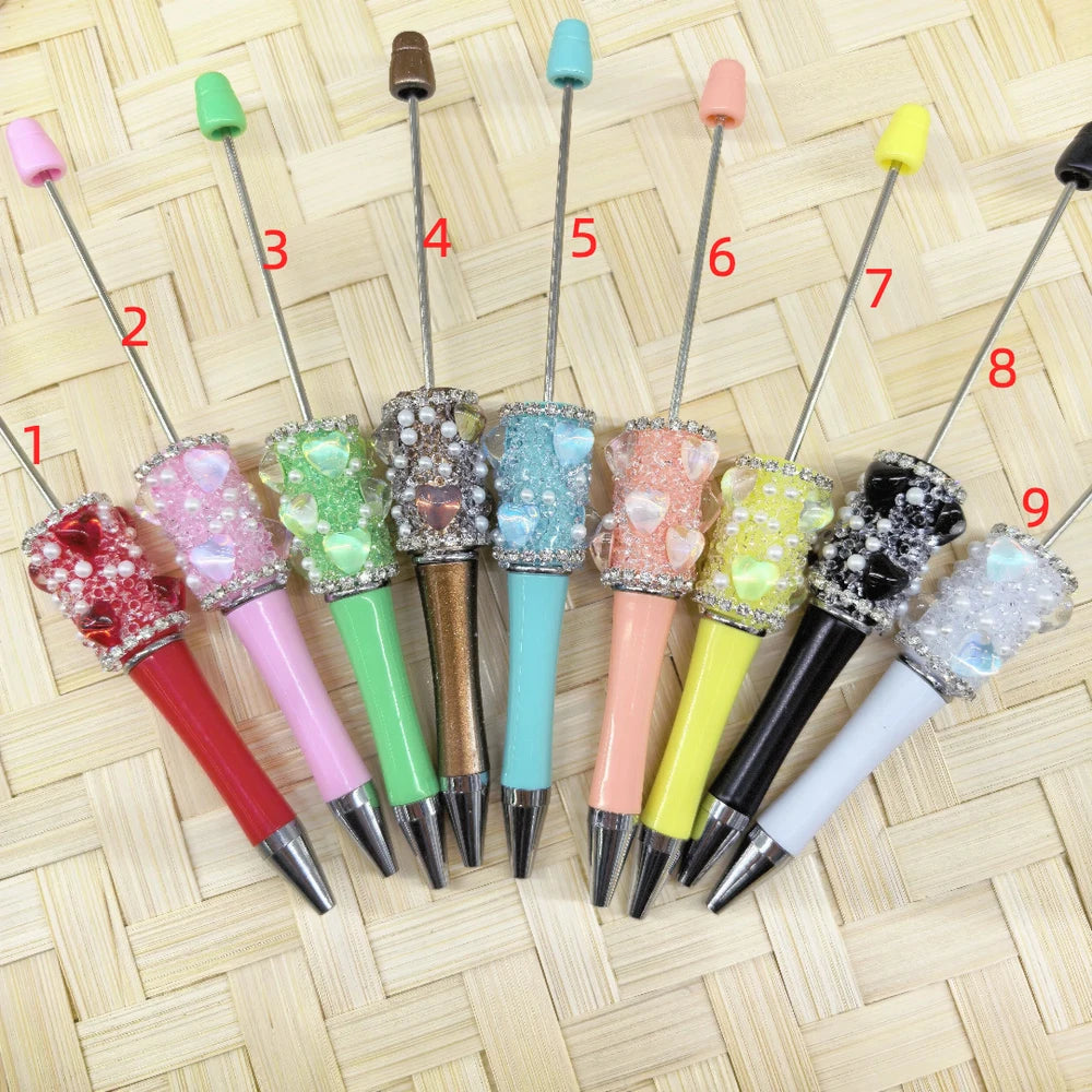 Heart and Pearls Beadable Sugar Pens