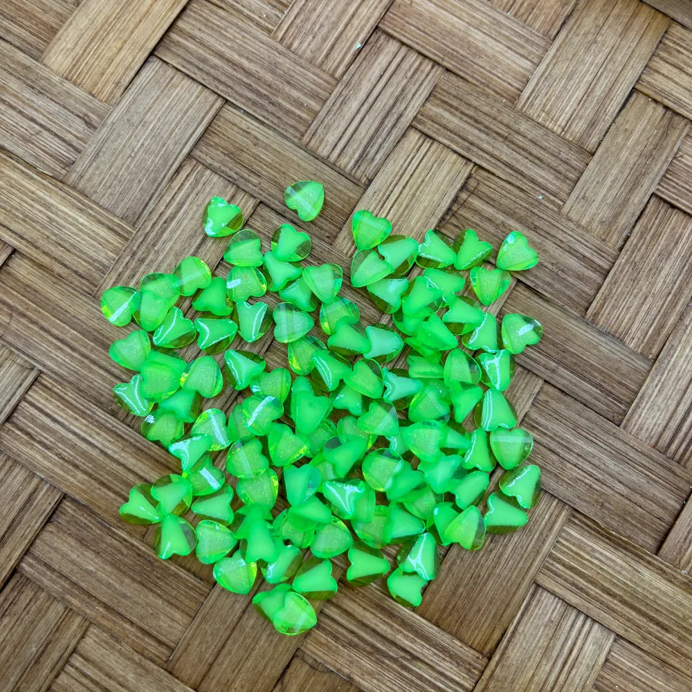 Heart Flatback Rhinestone Beadable Item for DIY