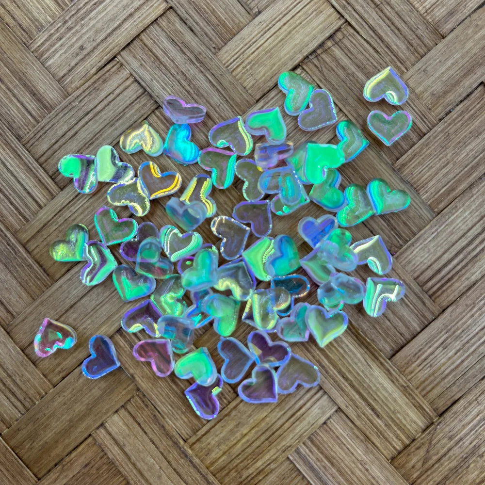Heart Flatback Rhinestone Beadable Item for DIY