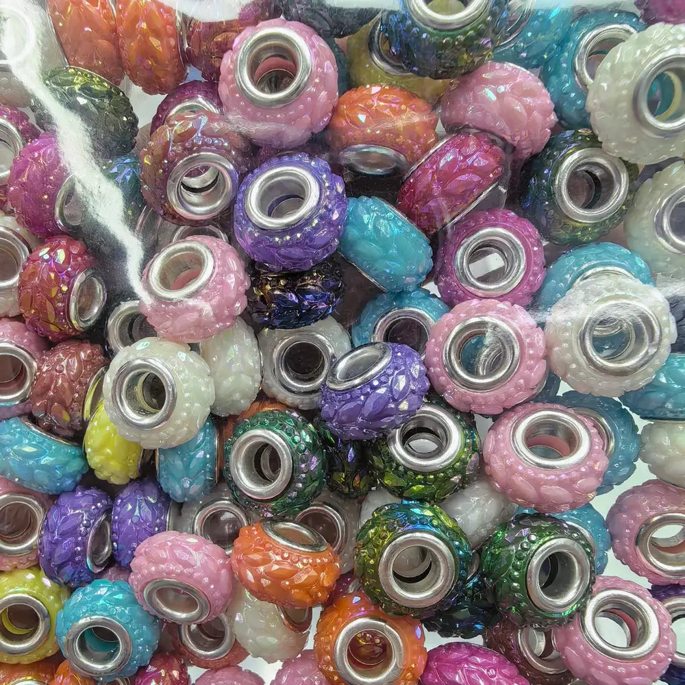 Leaves Acrylic Big Hole Spacer