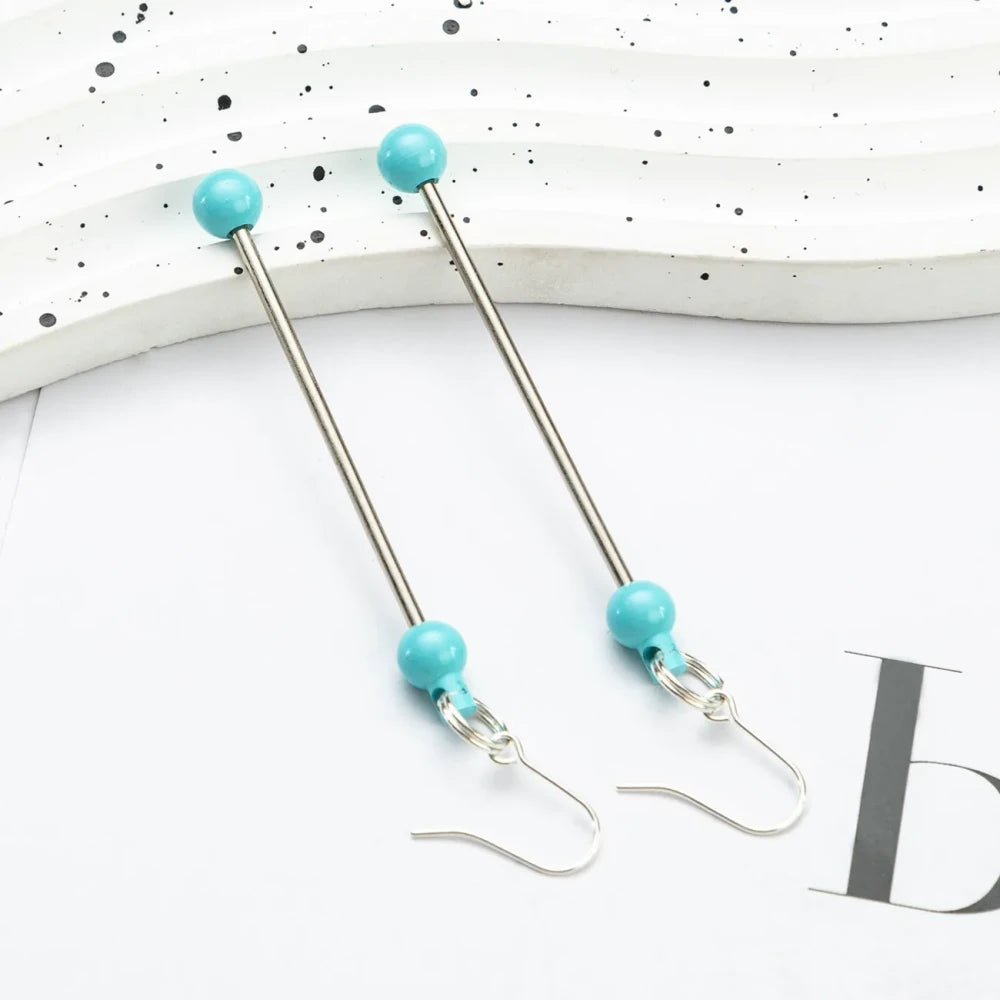 Multi Color Beadable Earrings for DIY