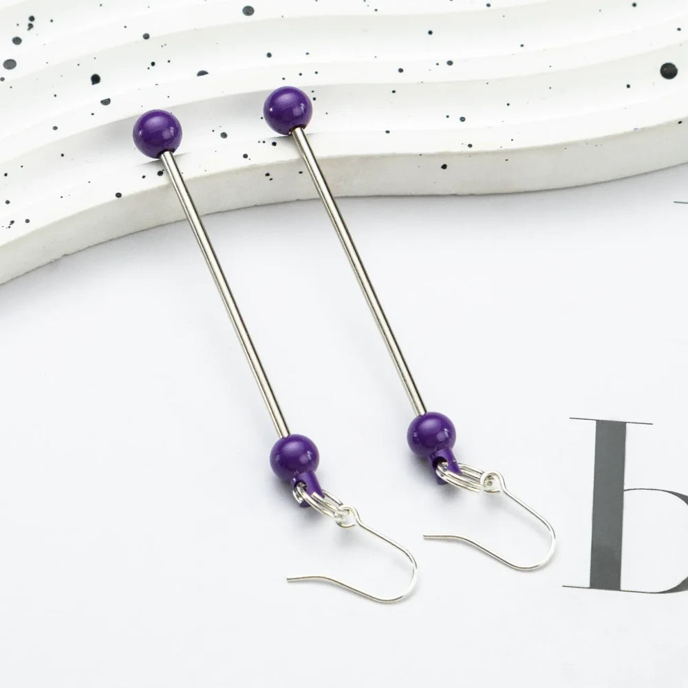 Multi Color Beadable Earrings for DIY