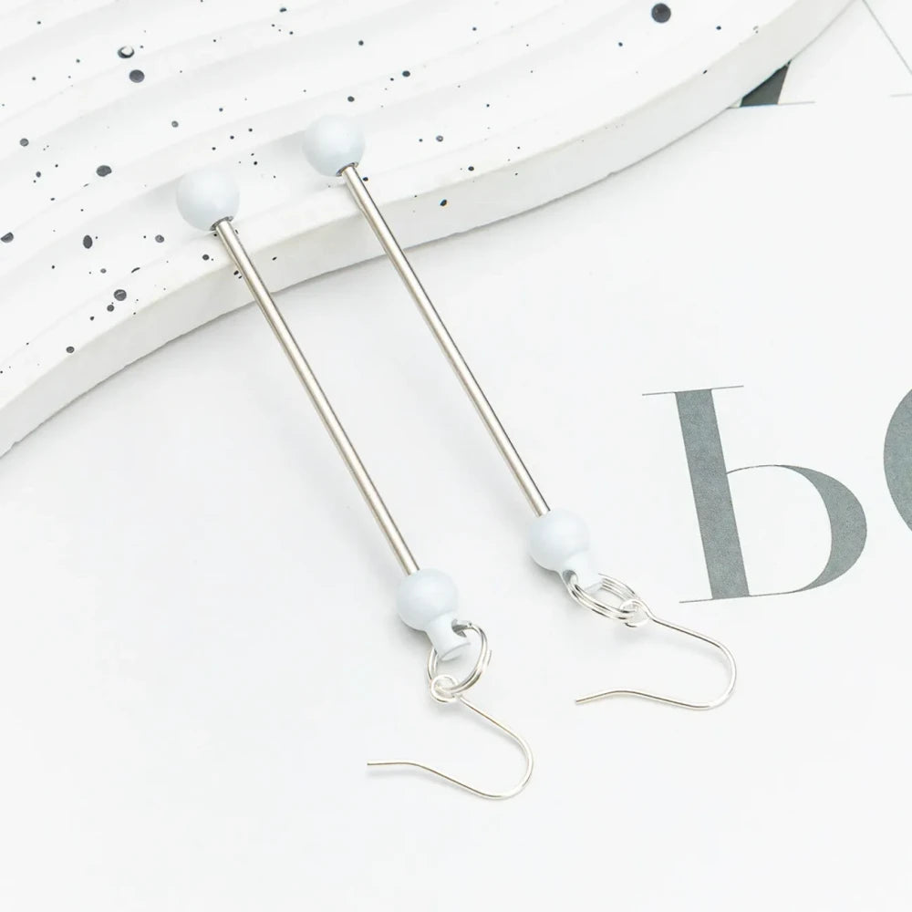Multi Color Beadable Earrings for DIY