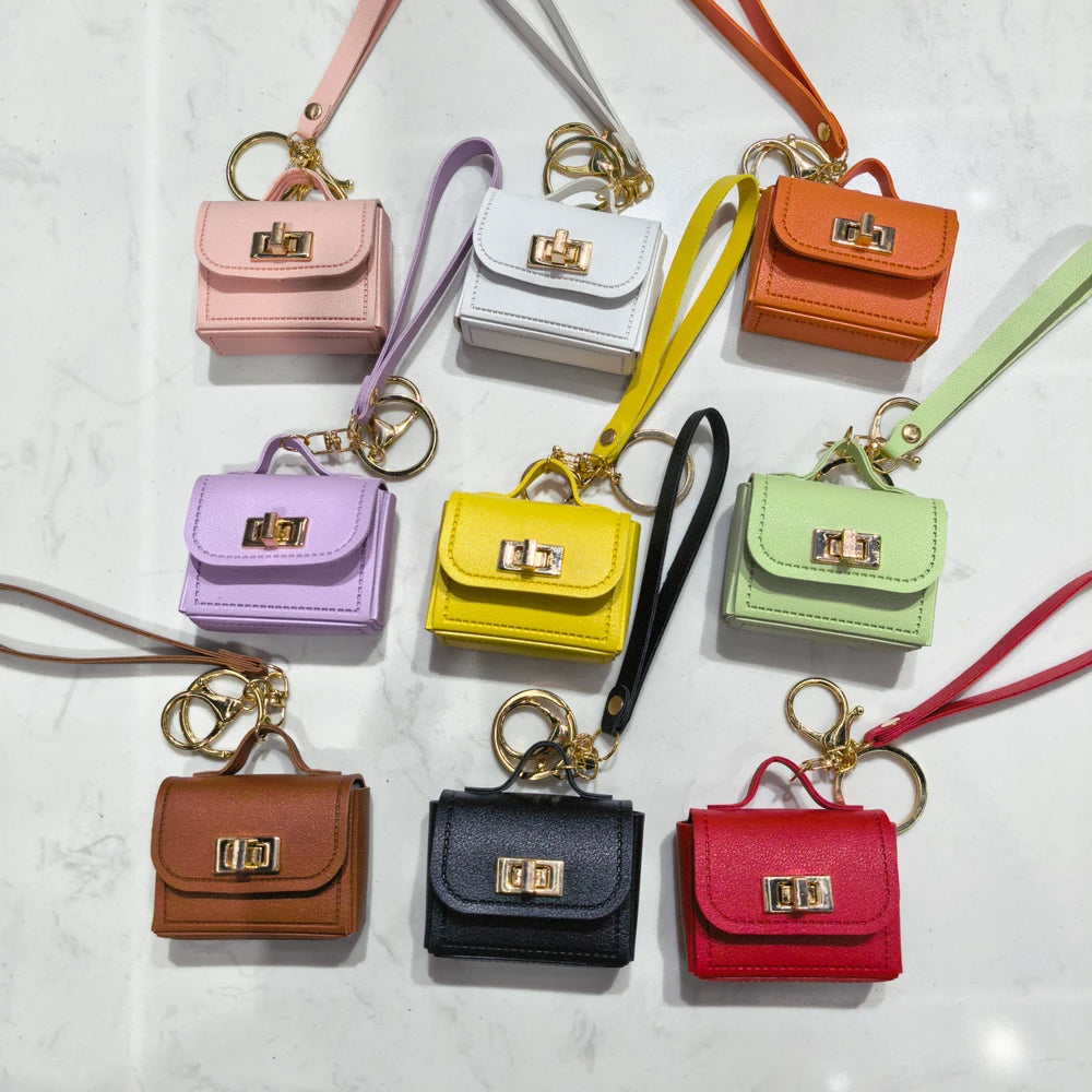 Multi-Color Square Bag for Earphones
