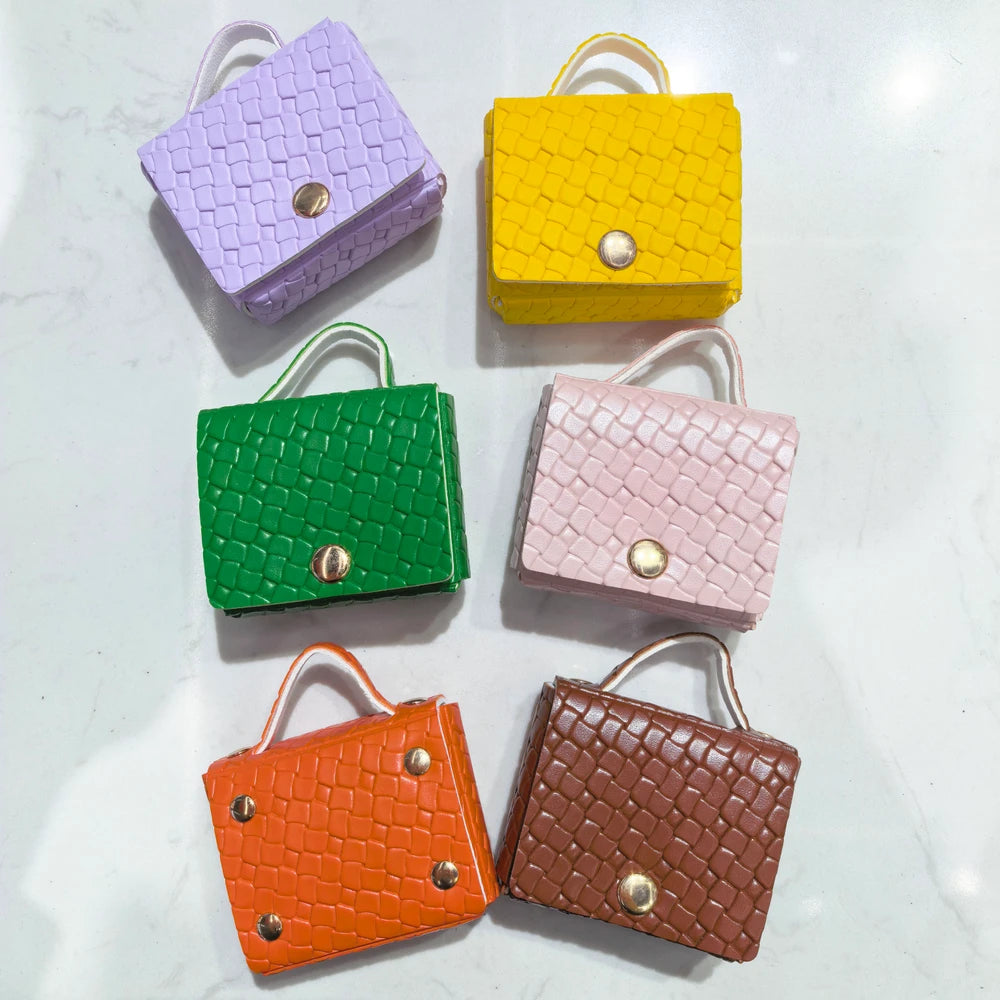 Multi-Color Square Bag for Earphones
