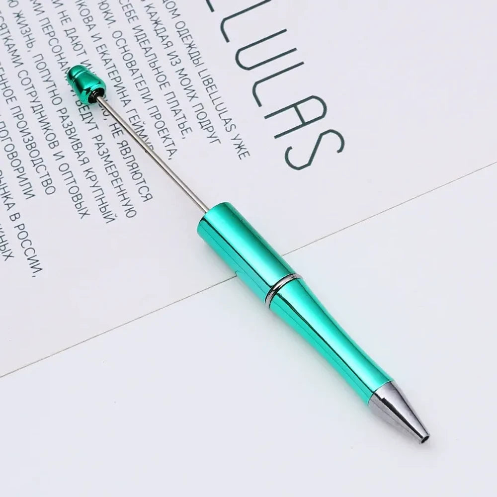 Ombre UV Metallic Colors Beadable Plastic Ballpoint Pen for DIY