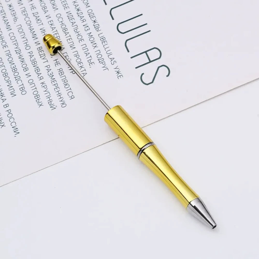 Ombre UV Metallic Colors Beadable Plastic Ballpoint Pen for DIY