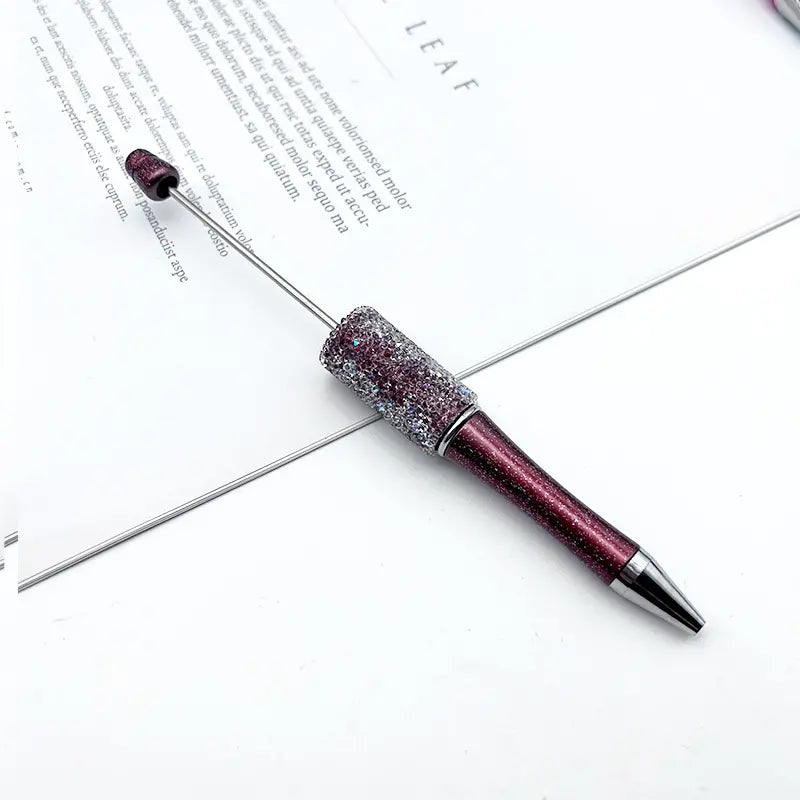 Multicolor Fashion Sugar Beadable Pens Rhinestone DIY Pens