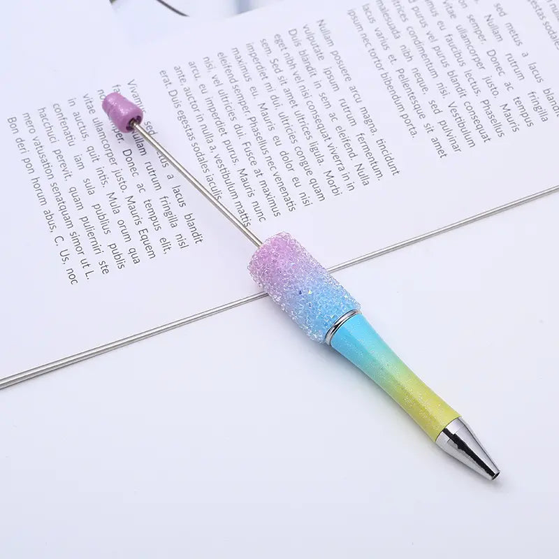 Multicolor Fashion Sugar Beadable Pens Rhinestone DIY Pens