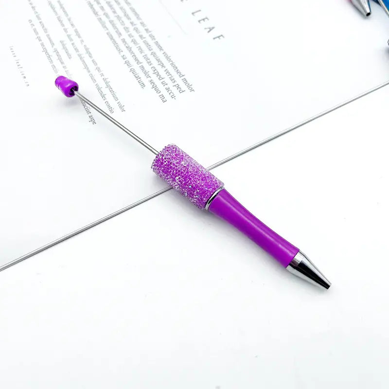 Multicolor Fashion Sugar Beadable Pens Rhinestone DIY Pens