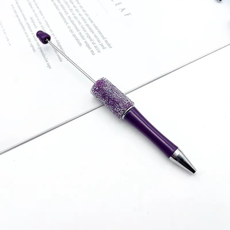 Multicolor Fashion Sugar Beadable Pens Rhinestone DIY Pens