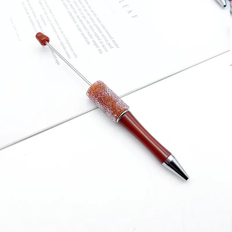Multicolor Fashion Sugar Beadable Pens Rhinestone DIY Pens