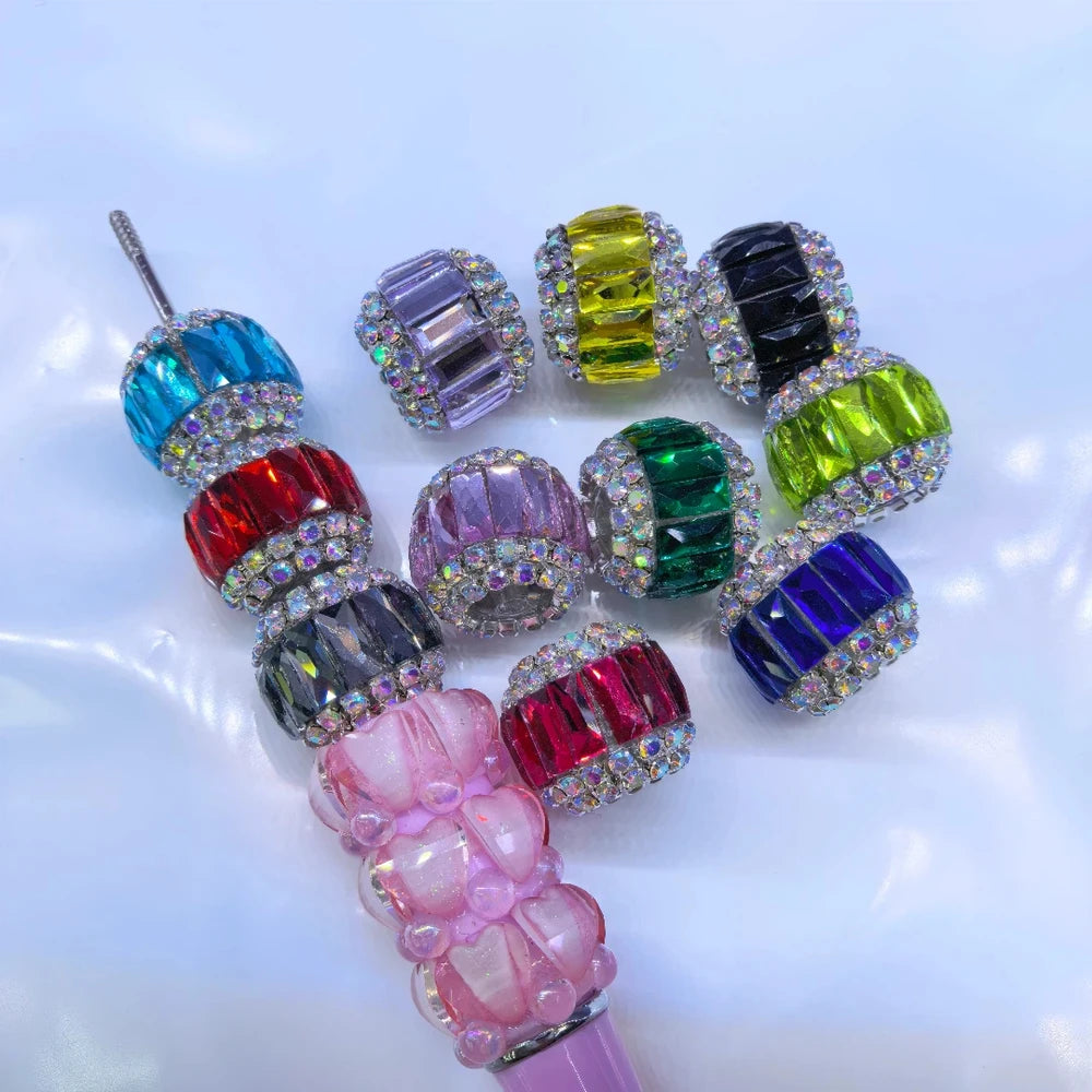 Rectangle Rhinestones and Rhinestone Chain Acrylic DIY Fancy Beads-Random Mixed