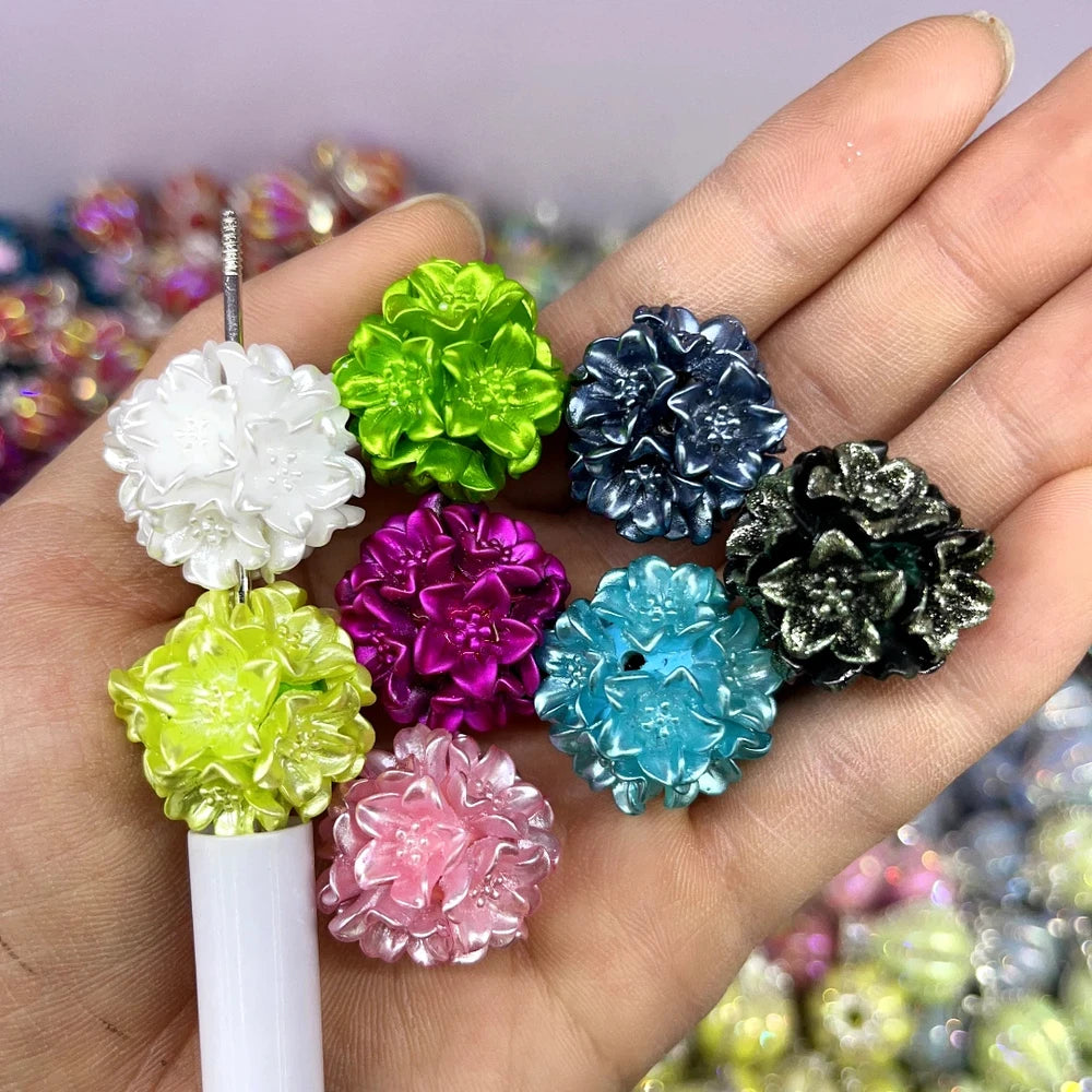 Roses Clay DIY Fancy Beads-Random Mixed