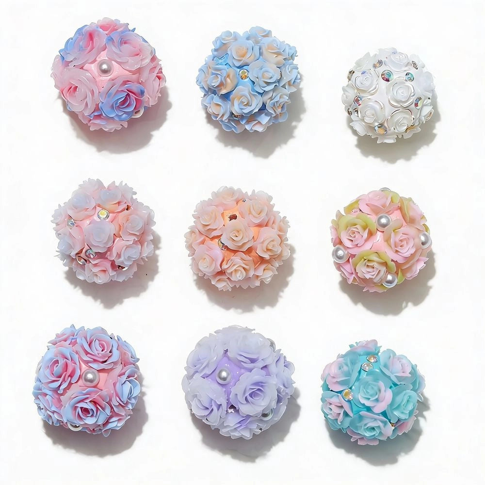 Roses Rhinestone DIY Fancy Beads-Random Mixed