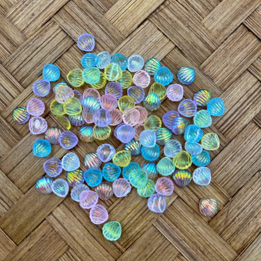 Seashell Flatback Rhinestone Beadable Item for DIY