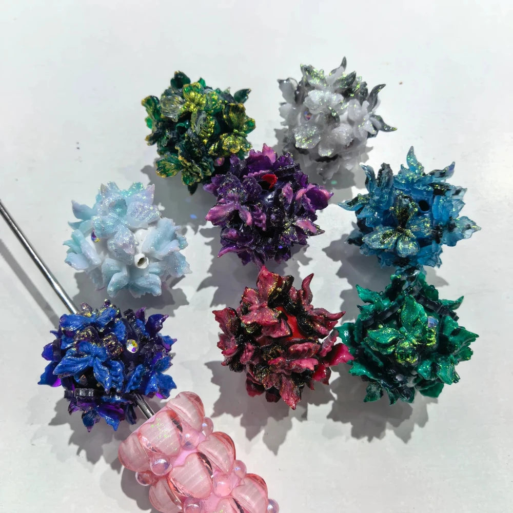 Shiny Butterfly Clay DIY Fancy Beads-Random Mixed