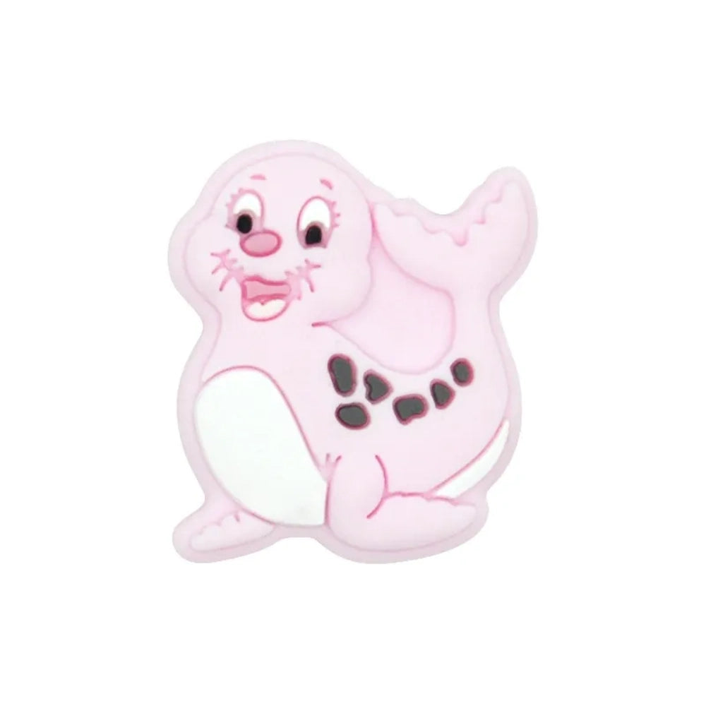 Assorted pastel colored bunny rabbit silicone focal beads in gray, pink, blue, and cream for DIY jewelry making and beadable pens - 3