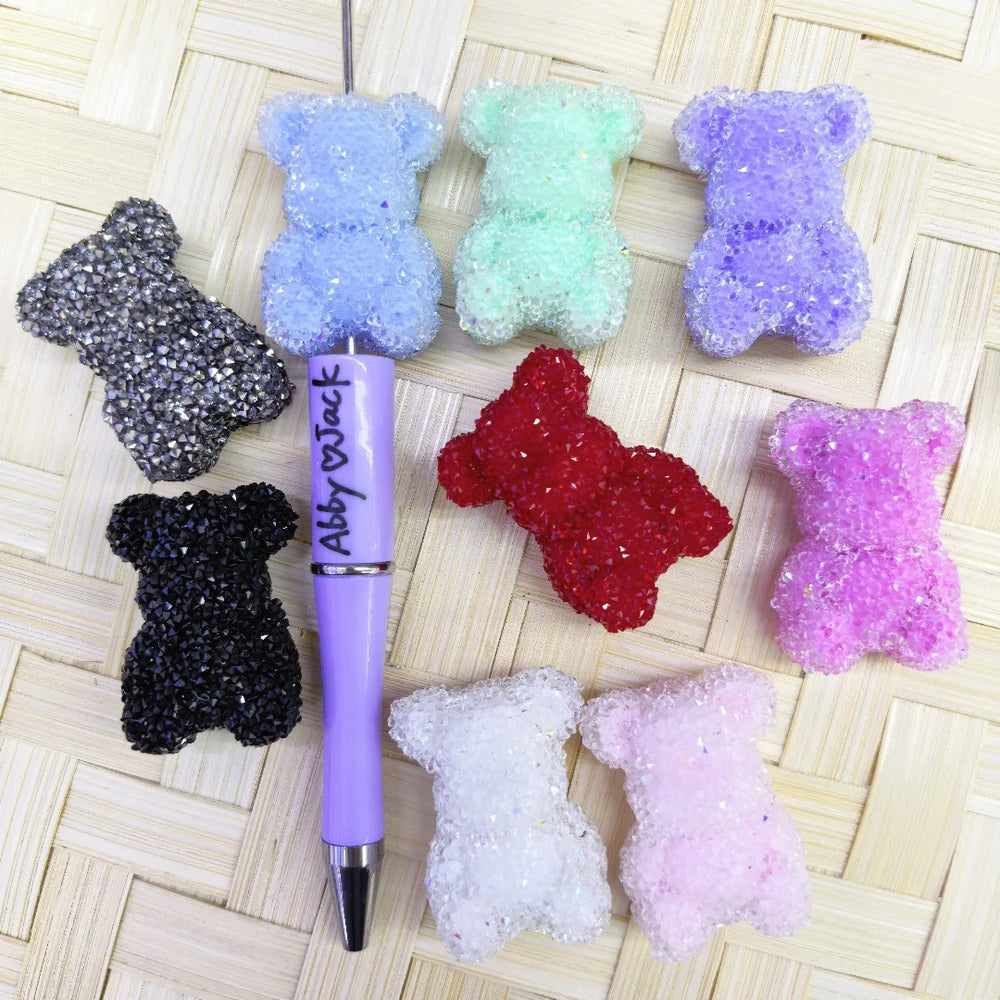 Solid Color Bear Sugar Beads
