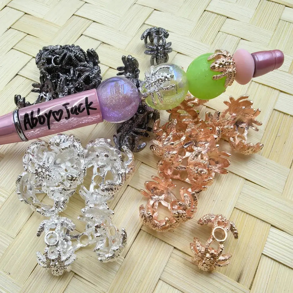 Spider Bead Caps Cages, 16MM