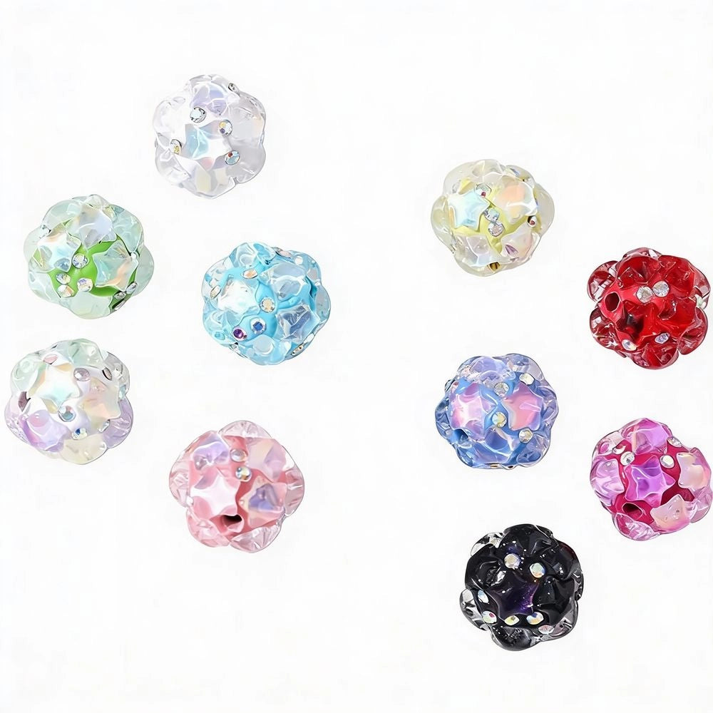 Star Rhinestones and Mini AB Rhinestones DIY Fancy Beads-Random Mix